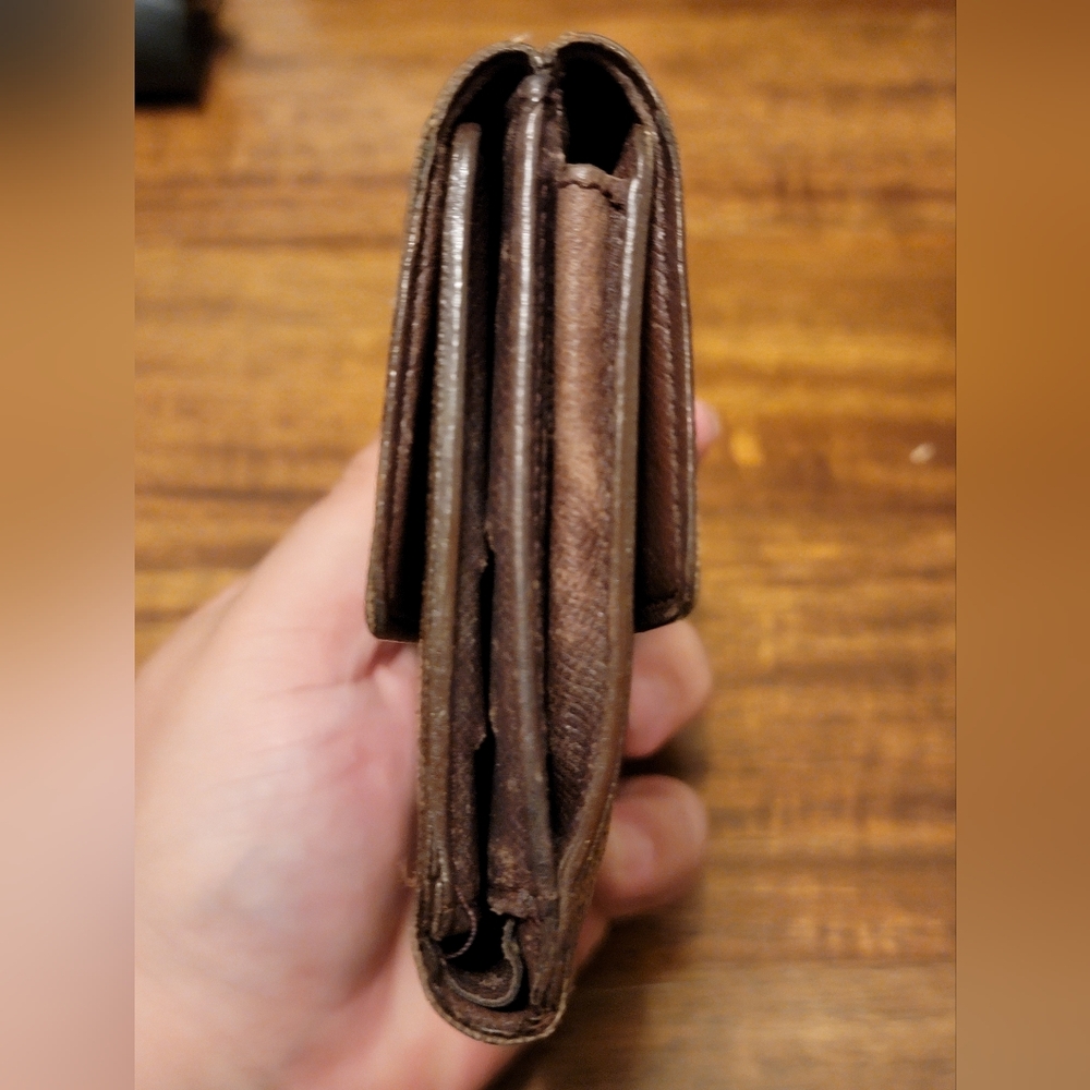 Louis Vuitton Brown Damier Ebene Wallet - Picture 6 of 11